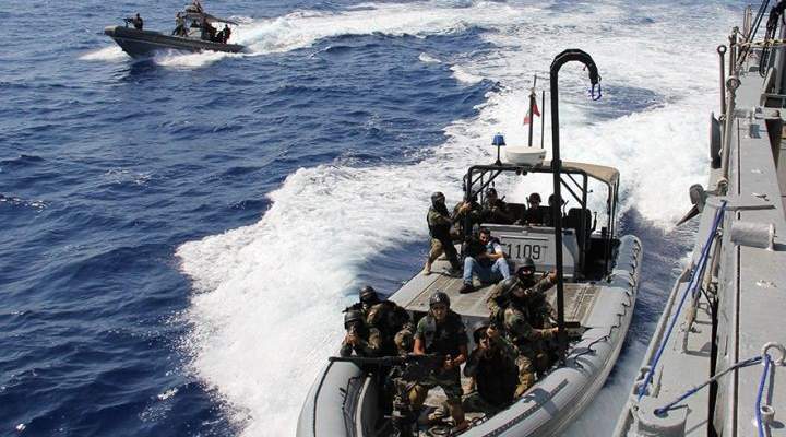 القوات البحرية في الجيش نفذت تمارين تدريبية مع بحرية تابعة لليونيفيل