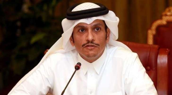 رئيس الوزراء القطري: لبذل الجهود لحل كل النزاعات بالطرق السلمية وتجنيب المنطقة مخاطر الحروب