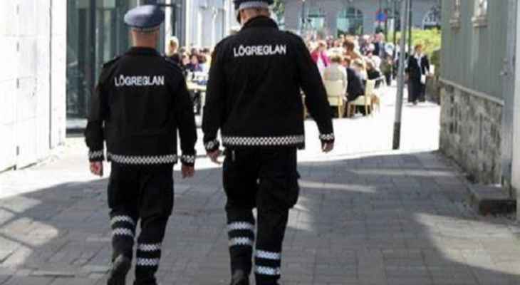 الشرطة الايسلندية اعتقلت أربعة اشخاص بتهمة التخطيط لعمل إرهابي