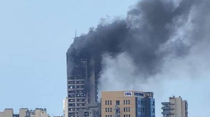الدفاع المدني: العمل على إخماد النيران داخل عدد من الشقق في مبنى سكني في الأشرفية