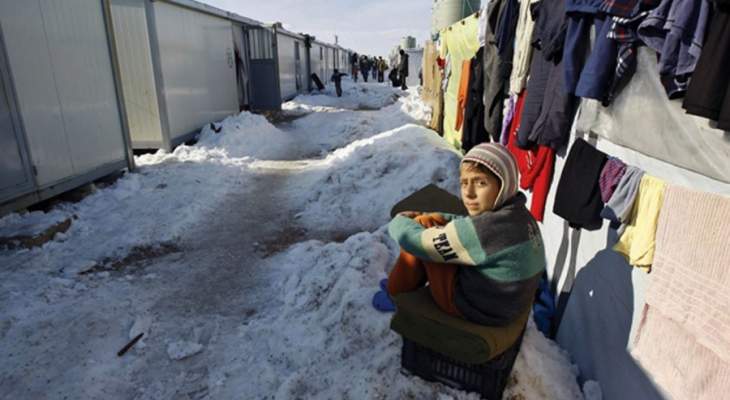 الأمم المتحدة: وفاة 15 طفلاً نازحاً في سوريا جراء البرد القارس