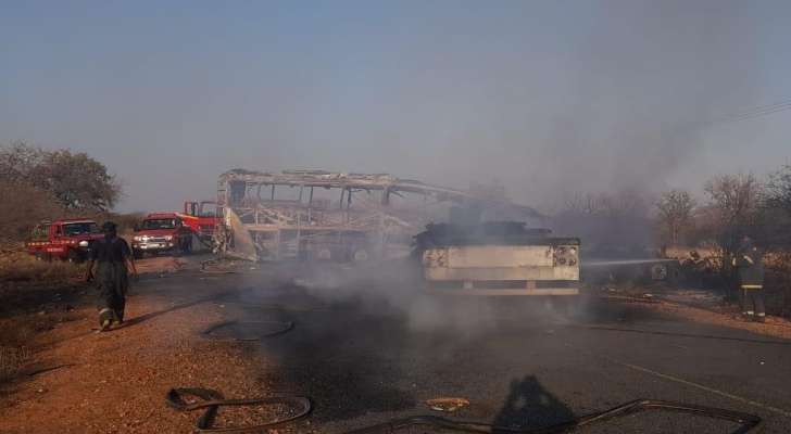 وفاة 20 عاملًا في منجم على الأقل نتيجة حادث سير في جنوب إفريقيا