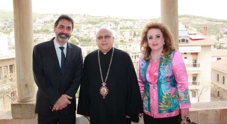 المطران درويش استقبل السفير الجديد للبرازيل في لبنان