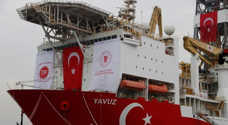 سفينة التنقيب التركية &quot;باورز&quot; غادرت قبرص ووصلت للساحل التركي
