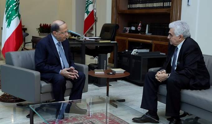 الرئيس عون عرض مع وزير الخارجية الاوضاع العامة
