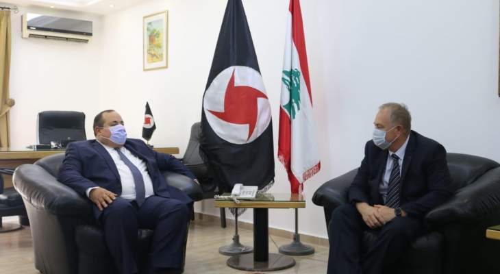 رئيس القومي والسفير الروسي اكدا اهمية مؤتمر دمشق لعودة النازحين لإعادة استقرار سوريا والمنطقة