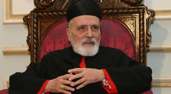 وفاة البطريرك صفير عن عمر يناهز الـ 99 عاما