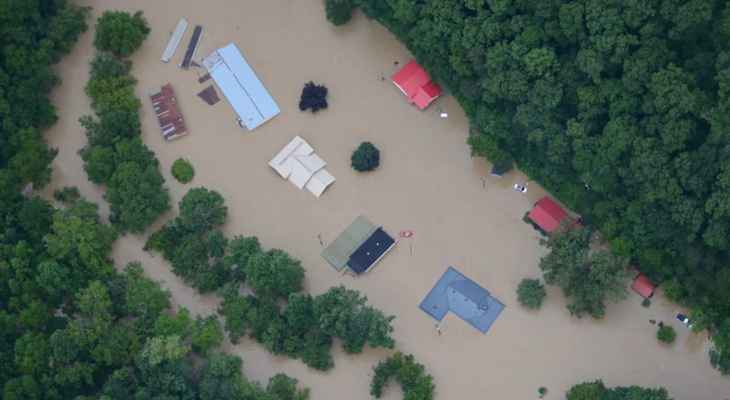 ارتفاع عدد قتلى الفيضانات في كنتاكي الأميركية إلى ‭37‬ شخصا