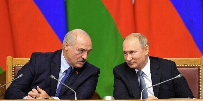 بوتين ولوكاشينكو يؤكدان تصميمهما على تعزيز العلاقات بين بلديهما