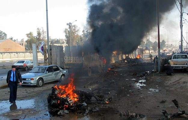 مقتل مدني اثر انفجار عبوة لاصقة شمالي العاصمة بغداد