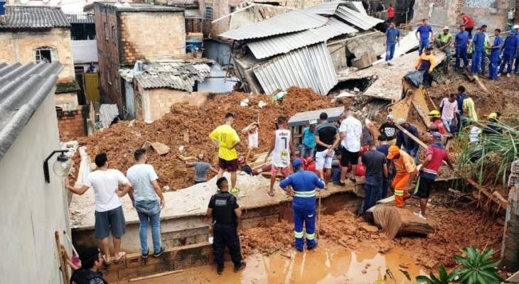 مقتل 30 شخصا وفقدان أثر 17 آخرين جراء عاصفة تضرب جنوب شرق البرازيل