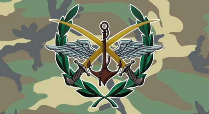 الدفاع السورية: وسائط دفاعنا الجوي تصدت لصواريخ العدوان الإسرائيلي على محيط دمشق والخسائر مادية