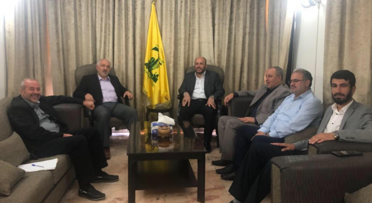وفد من حماس زار حزب الله: للتحرك العاجل نحو إنصاف الشعب الفلسطيني بلبنان