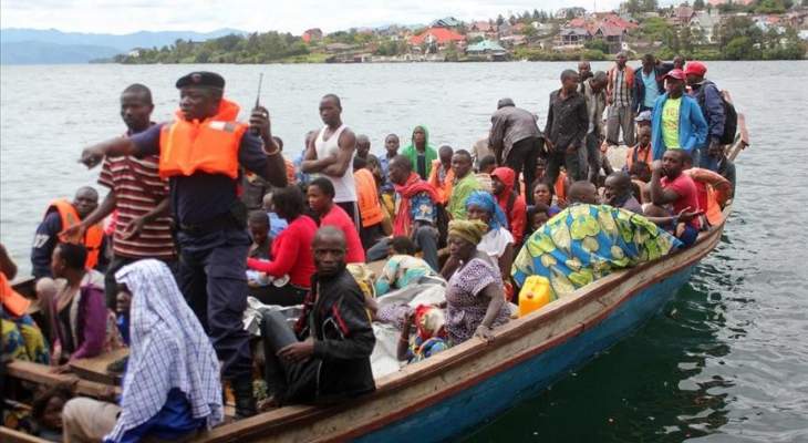 مقتل طفل وفقدان 16 آخرين إثر غرق قارب في بحيرة بالكونغو 