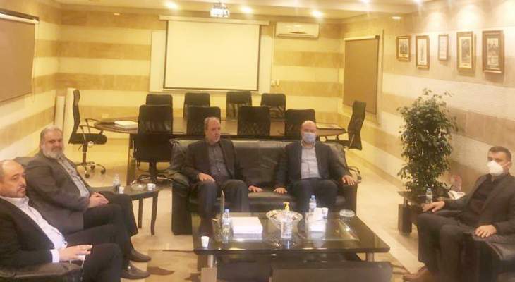 حماس جالت على قادة الأجهزة الأمنية جنوبا والتقت الحريري: سنبقى صمام أمان للمخيمات