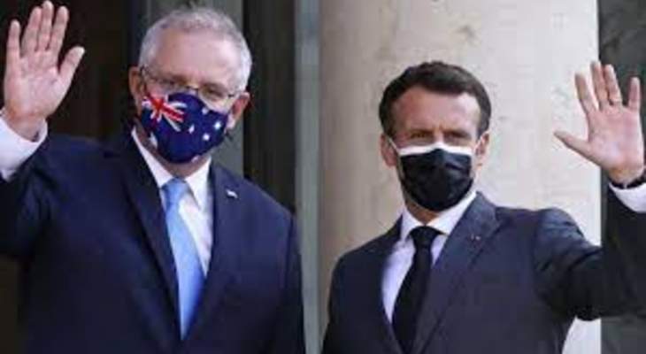 الرئيس الفرنسي ورئيس الوزراء الأسترالي أجريا أول محادثة هاتفية منذ أزمة الغواصات
