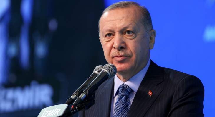 اردوغان: على الاتحاد الأوروبي التخلص من العمى الاستراتيجي بشرق المتوسط