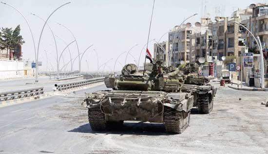 النشرة: الجيش السوري وسع سيطرته على ابار النفط في ريف حمص