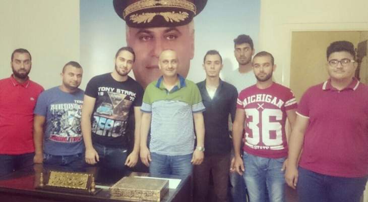 وفد من جمعية &quot;أنصار الوطن&quot; زار مكتب امن طرابلس بمخابرات الجيش