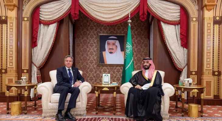 بن سلمان عرض مع بلينكن العلاقات السعودية الأميركية في جدة