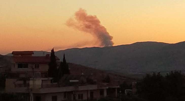 النشرة: الطيران الحربي الاسرائيلي شنّ غارة فجراً على محيط سحمر بالبقاع الغربي