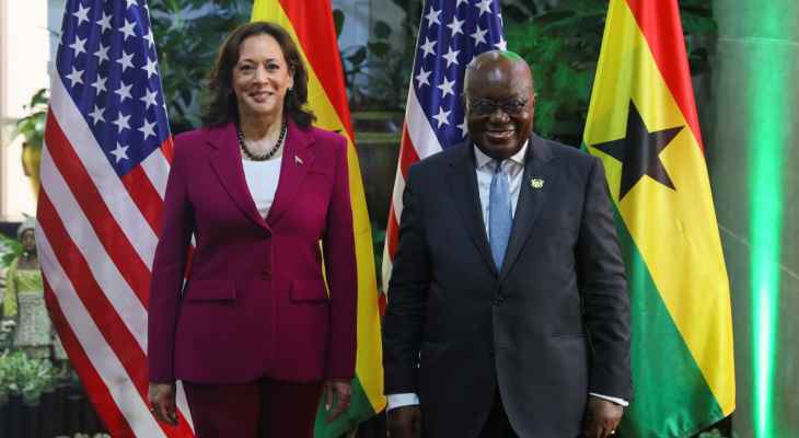 هاريس: أميركا ستقدّم 139 مليون دولار من المساعدات الثنائية إلى غانا العام المقبل