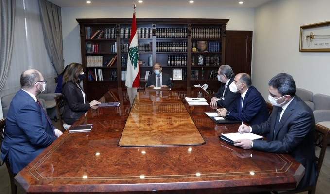 الرئيس عون التقى شيا وبحث معها مستقبل العلاقات اللبنانية - الاميركية  