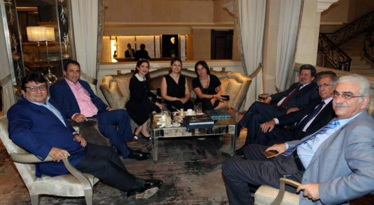 وفد من تجمع موارنة من اجل لبنان يلتقي الوفد الرئاسي القبرصي