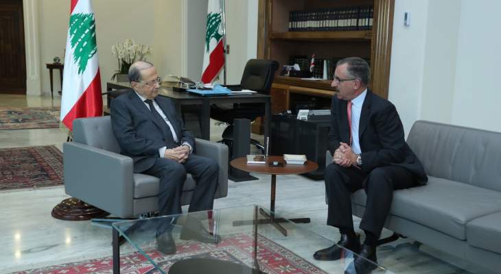 الرئيس عون اطلع من الشوابكة على عمل الاتحاد البرلماني العربي تجاه القضايا العربية