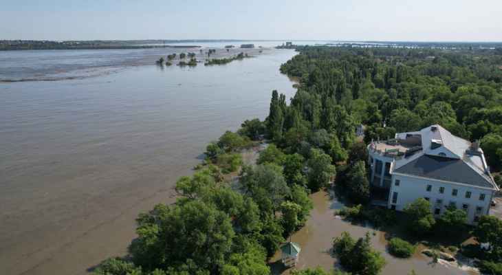 "تاس": إعلان حالة الطوارئ في محيط سد نوفا كاخوفكا