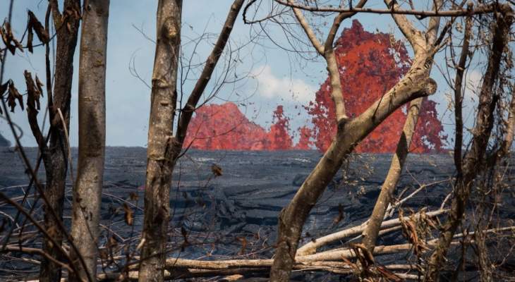 اصدار اوامر لاخلاء جزيرة بيغ أيلاند في هاواي بسبب تدفق حمم بركانية