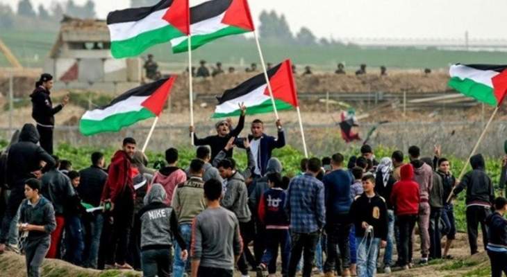 إصابة 30 فلسطينيا برصاص القوات الإسرائيلية خلال مسيرات العودة قرب الحدود مع غزة