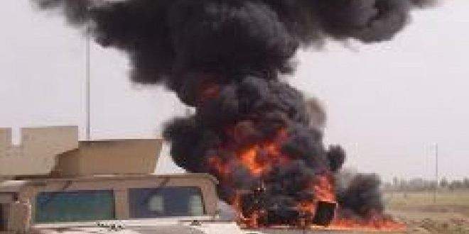 إنفجار يستهدف رتلاً لشركات متعاقدة مع قوات التحالف الدولي في العراق