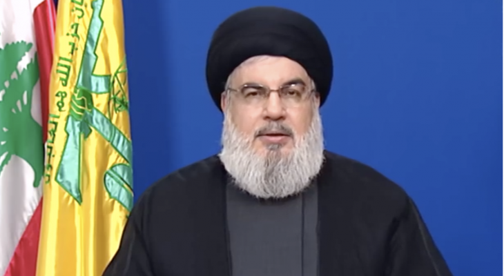 نصرالله: حزب الله لن يتدخل بموضوع ترسيم الحدود ونحذر العدو من أي خطوة خاطئة تجاه لبنان