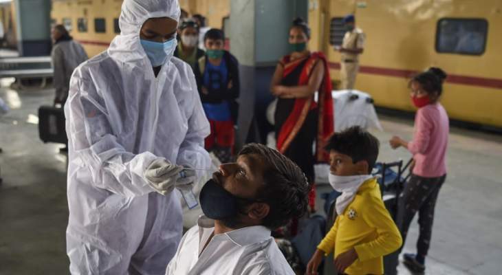 رصد 5 حالات إصابة إضافية بالسلالة الجديدة من فيروس &quot;كورونا&quot; في الهند