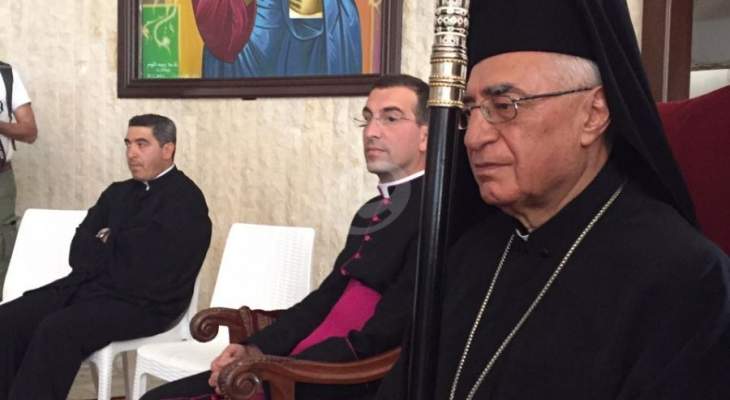 البطرك العبسي يعلن انتخاب الوزير فرعون  نائبا لرئيس المجلس الأعلى للروم الكاثوليك