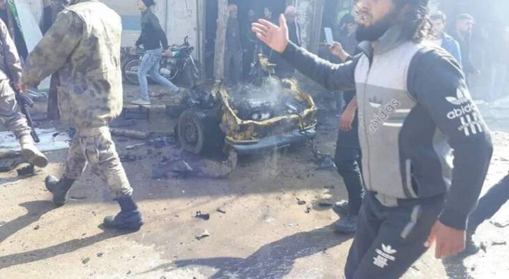المرصد السوري: مقتل شخصين وإصابة 8 آخرين في انفجار سيارة مفخخة شمالي حلب