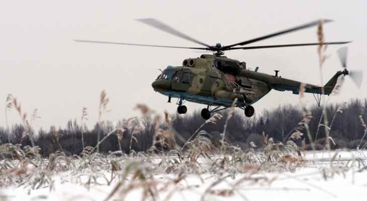 قتيل جراء هبوط حاد لمروحية عسكرية في روسيا