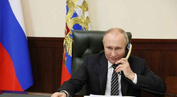 الكرملين: بوتين بحث هاتفيًا مع نظيره الإسرائيلي قضايا التراث التاريخي ومجالات التعاون الثنائي