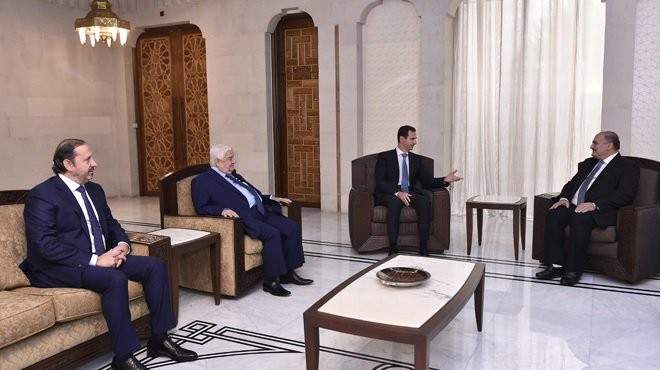 الأسد قبل أوراق اعتماد سعد زخيا سفيرا للبنان لدى سوريا