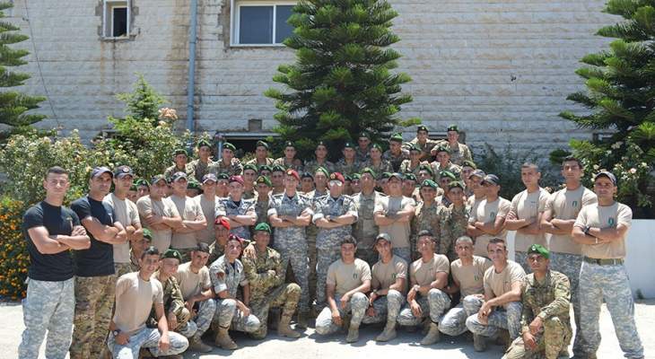 الجيش: تخريج دورة تدخل 36 في مدرسة القوات الخاصة حامات 