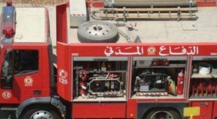 الدفاع المدني: جريح في حادث سير داخل نفق حامات