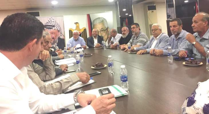 هيئة العمل الفلسطيني المشترك بلبنان دانت تصريحات نتانياهو الاخيرة