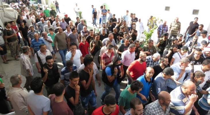اعتصام امام سوق الخضار بعين الحلوة للمطالبة بكشف قاتل علي عوض البحتي