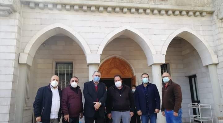 مدير مكتب وزير الصحة ومدير مكتب ابي رميا زاروا مستشفى قرطبا الحكومي