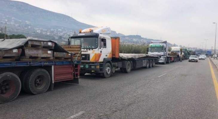 نجار ومرتضى تابعا موضوع الشاحنات المبردة العالقة على الحدود السورية والأردنية