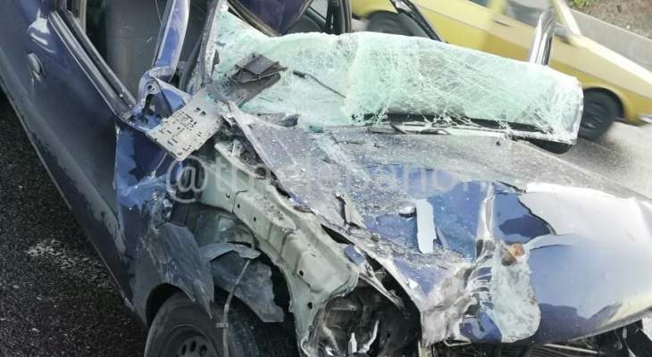سقوط 6 جرحى جراء حادث سير على طريق عام عميق- البقاع الغربي