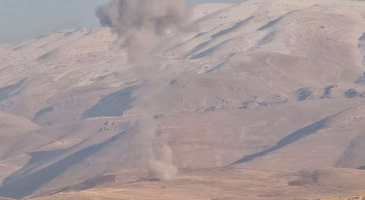 النشرة: أصوات الانفجارات في السلسلة الشرقية وبعلبك ناجمة عن تفجير الجيش لصواريخ من مخلفات العدوان الاسرائيلي