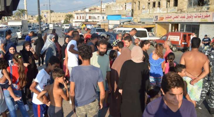 قطع الطريق البحرية احتجاجا على انقطاع الكهرباء في صيدا القديمة