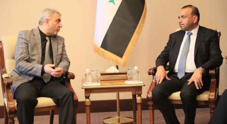 بيرم بحث مع نظيره العراقي في بتطوير العلاقة بين البلدين